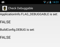 Android Debug Vs Release APK Values