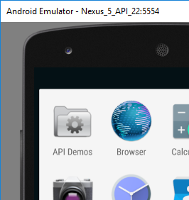 API Demos in an AVD