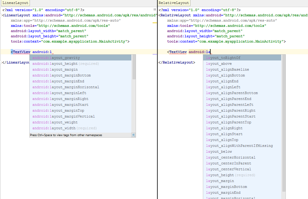 ViewGroup Layout Parameters