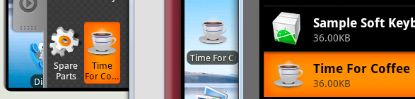 Coffee Cup Icon in Use
