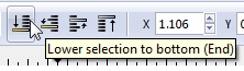 Inkscape Lower Selection