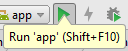 Android Studio Run Icon