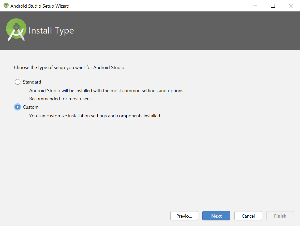 Android Studio Custom Setup