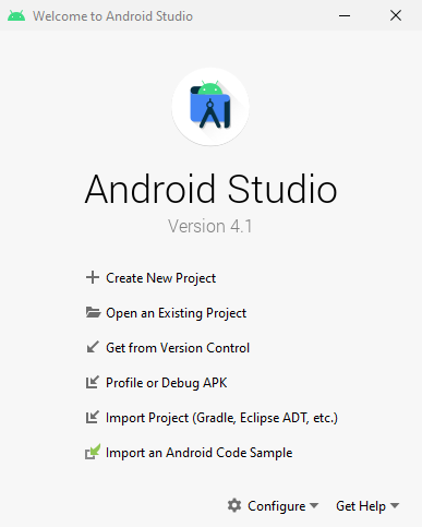 Android Studio Import Project