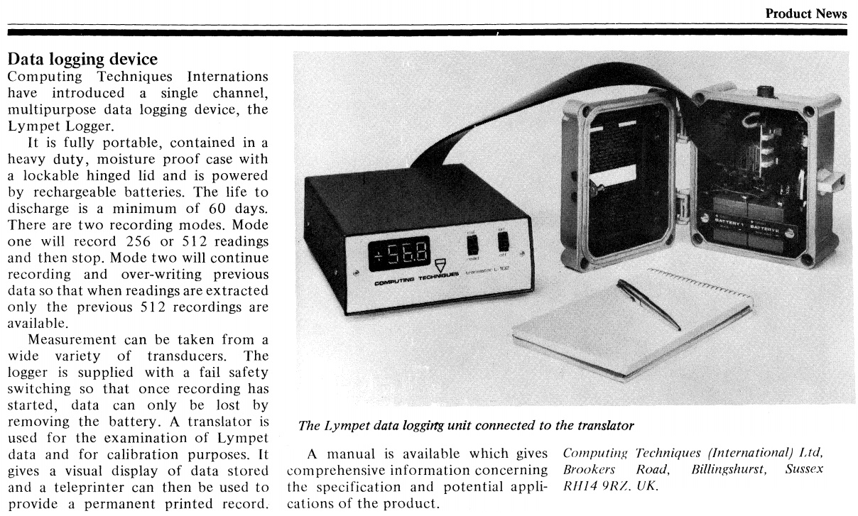 Computing Techniques Data Logger