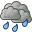 Weather Showers Scattered Icon