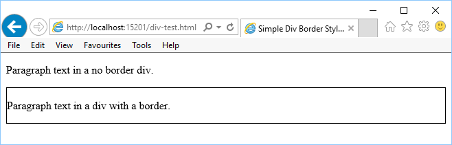 Div Border Style in Action