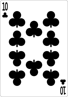 Ten of Clubs