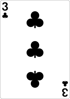 Three of Clubs