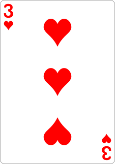 Three of Hearts