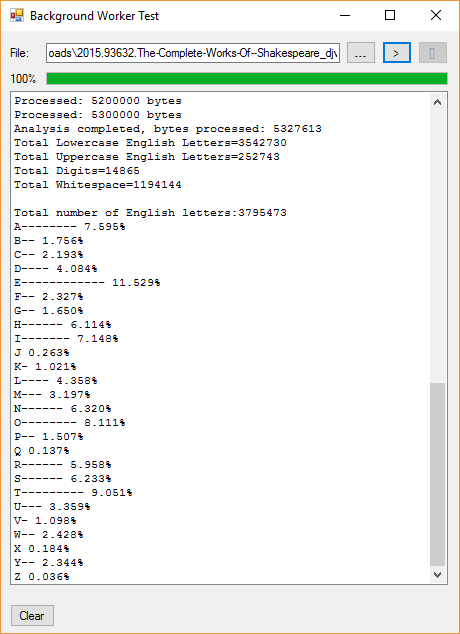 English Letter Frequency