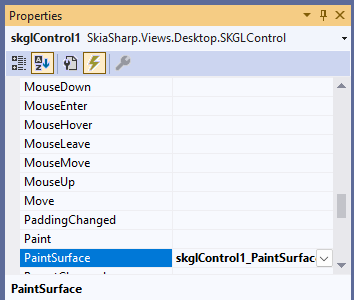 SkiaSharp control properties