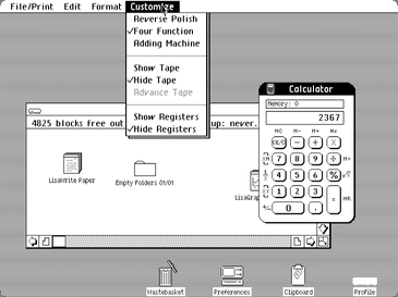 Early Apple GUI