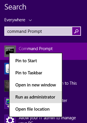 Run Command Prompt As Administrator