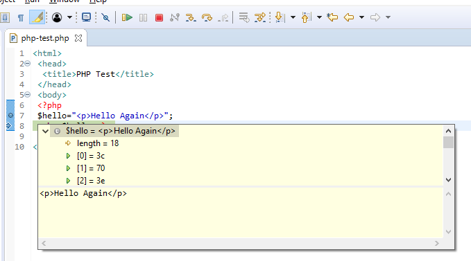 Eclipse PHP Debugging