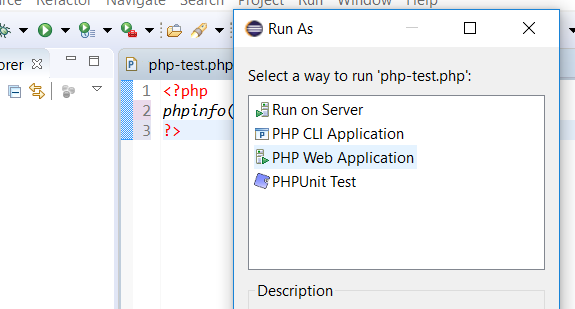 Configure PHP Server