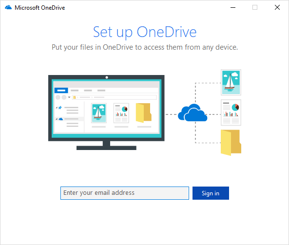 OneDrive Set up