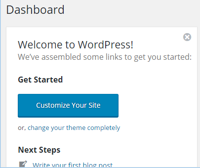 Welcome to WordPress